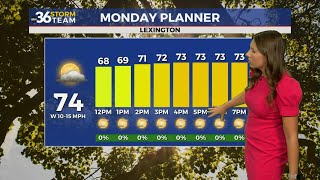 Cooler air settles into Kentucky before storm chances return midweek