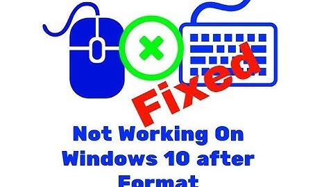 Mouse and Keyboard not Working Windows 10 Startup