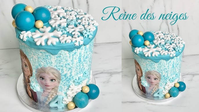 Cake design la Reine des Neiges préparation de la décoration comme une pro  