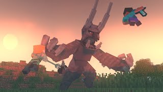 Mutant Ravager VS Alex & Steve [Minecraft Animation]