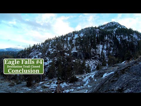 #4 Snow at Eagle Falls Tahoe Pomskie Hiking with German Shepherd Series Part 4 of 4 Hiking with Dog