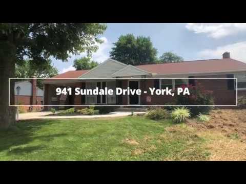 941 Sundale Drive, York, PA home video tour