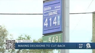 Drivers making tough decisions as gas prices rise