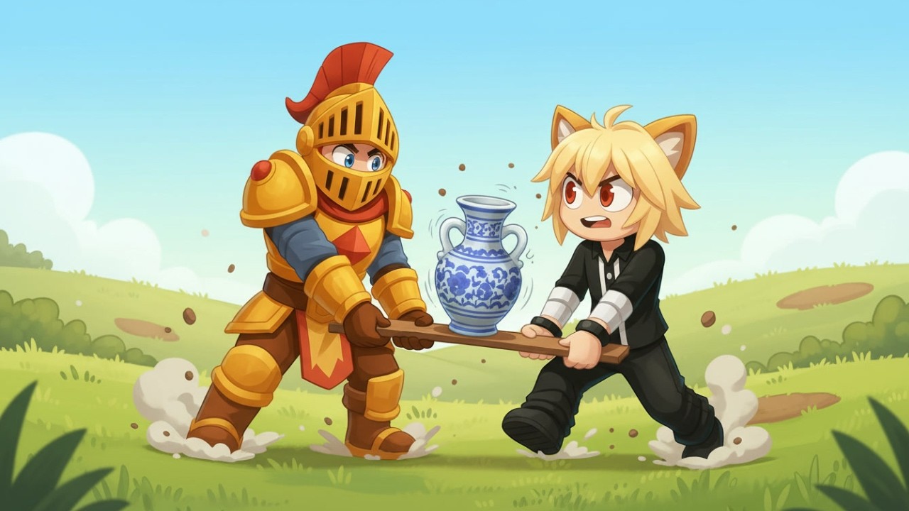 Este jarrón se BALANCEA mucho 😱 Momentos divertidos en Roblox