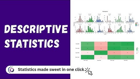 RAISINS Descriptive Statistics Quick Tutorial | Statoberry 