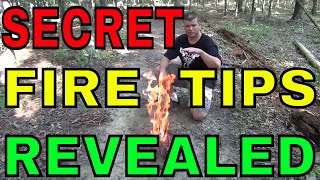 SERE Instructor SECRET For Fire Building!