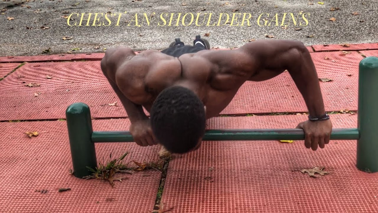 Street workout For Big Chest an Shoulder Gains