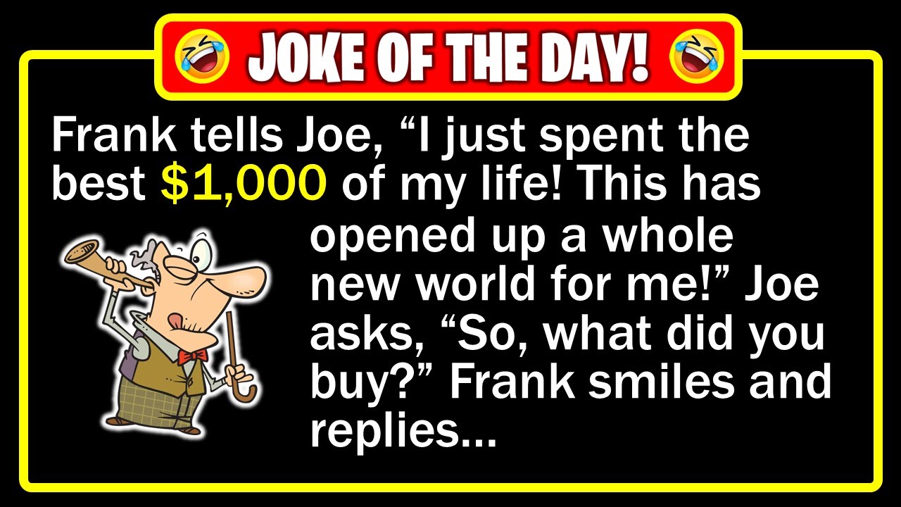 ギャグ　ジョーク 🤣 BEST JOKE OF THE DAY! - Frank raves about his $1,000 gadget