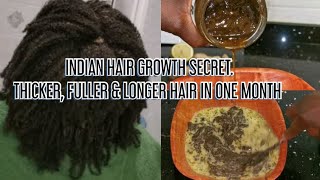 Exstrem Hair Growth With This Indian Ayurvedic Mix | use this every week | faster hair growth paste