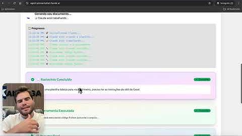 FINALMENTE! Primeiro Agente de I.A que Cria Apresentações, Planilhas e muito MAIS!