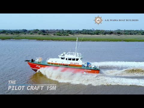 PILOT BOAT - 19 M STEEL -A. H. WADIA BOAT BUILDERS , INDIA