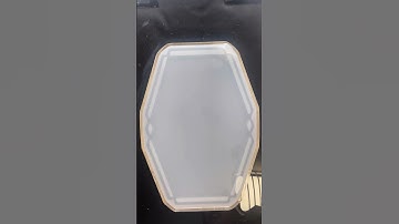 Unmolding Resin Tray Silicone Mold. #siliconemold #moldmaking #resinmold #resintray