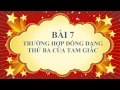 Toán học lớp 8 - Bài 7 - Trường hợp đồng dạng thứ ba của tam giác