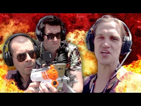 Hands-on with Recoil AR Laser Tag! IGN vs Jason Mewes