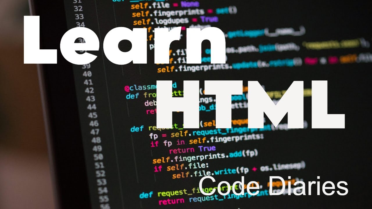 HTML Language For Beginner - YouTube