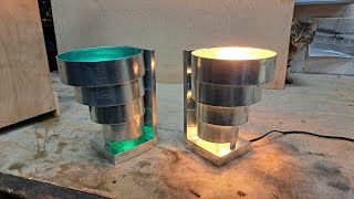 Sheet Metal is Fun! Art Deco Lamp