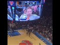 David Duchovny / The X-Files shown during Knicks Game at MSG in NYC