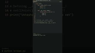 Make Custom Python Objects Dictionary Keys! 🔑 #shorts #python