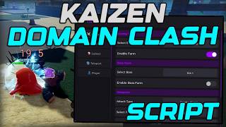 [⛩️DOMAIN CLASH] Kaizen Script Gui Auto Farm & Kill Aura - Roblox 2026