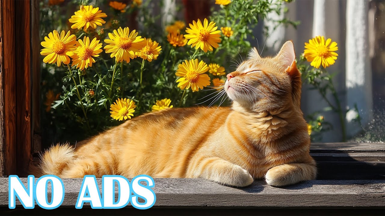 Успокаивающая расслабляющая музыка для кошек 🌼 Теплые инструментальные композиции для кошек 🎶 Музы