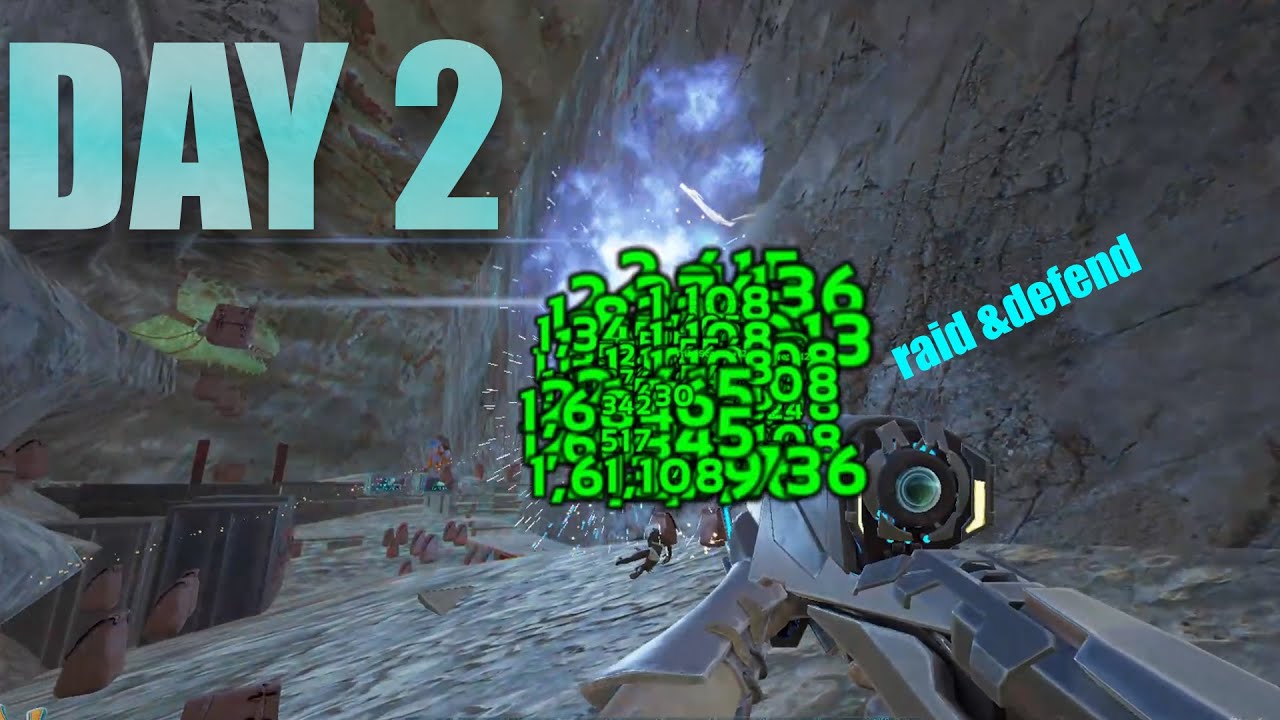 We BUILD The Most Broken CAVE - DAY 2 - MESA DUO - ARK: Survival Evolved