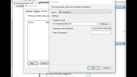 Cara menjalankan file php dari task scheduler windows tanpa membuka browser