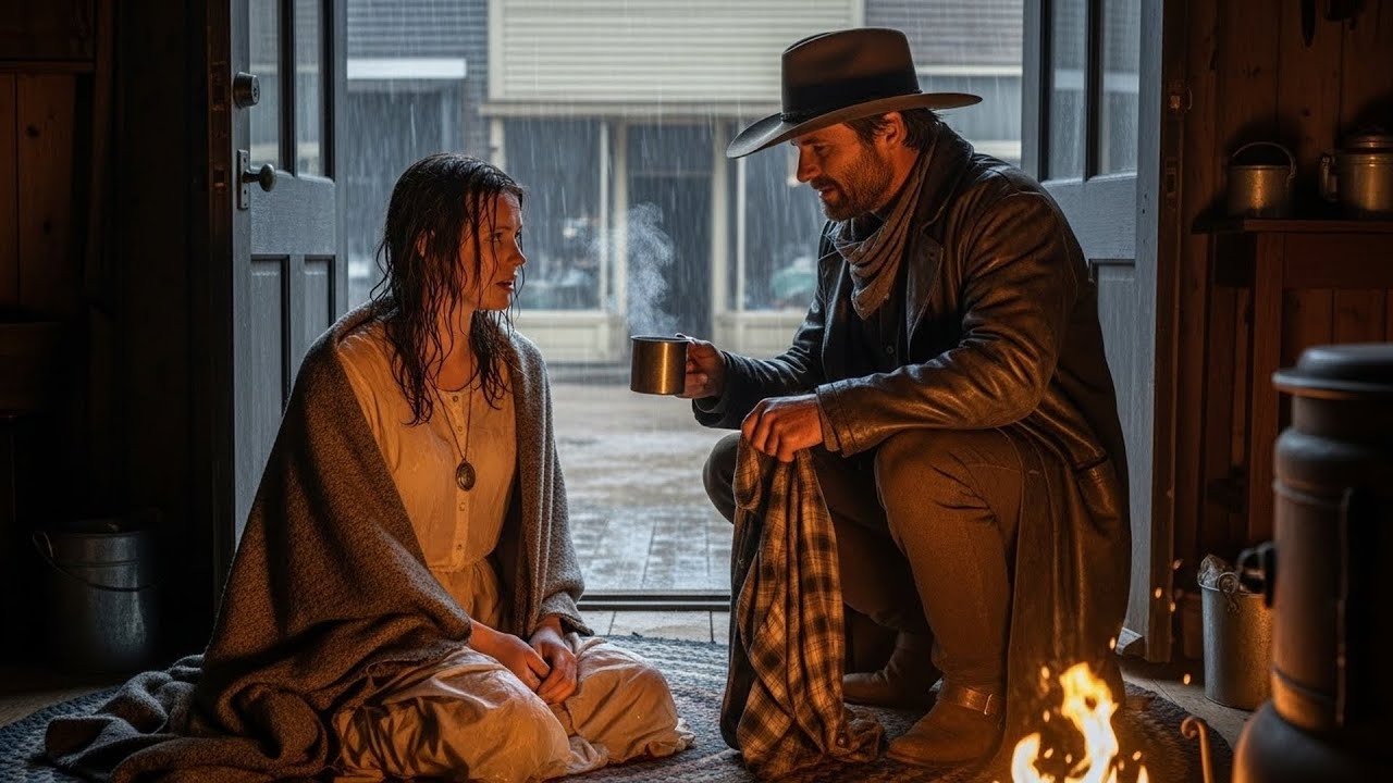 She Was Locked Out In A Storm By Her Family, A Cowboy Opened His Door And His Heart