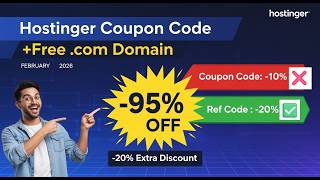 Hostinger Coupon Code 2026: Get 91% OFF + Free Domain! (Verified)