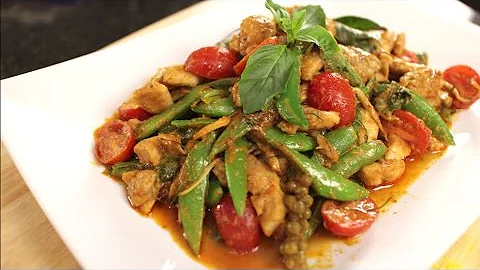 Chicken Red Curry Stir-Fry Recipe  - Hot Thai Kitc...