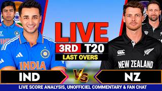 🔴Live India Vs New Zealand 3rd T20 Match Live | IND vs NZ Match Last Over Live