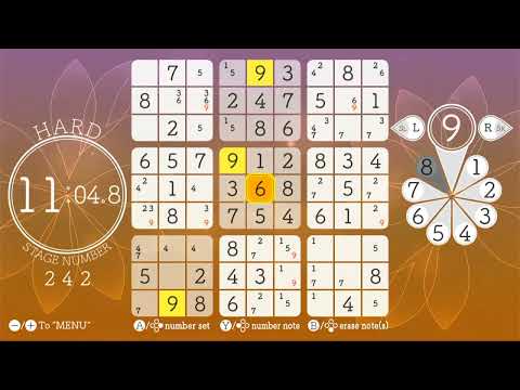 Sudoku Relax 3 - Solving Hard Puzzle 242 (Nintendo Switch)