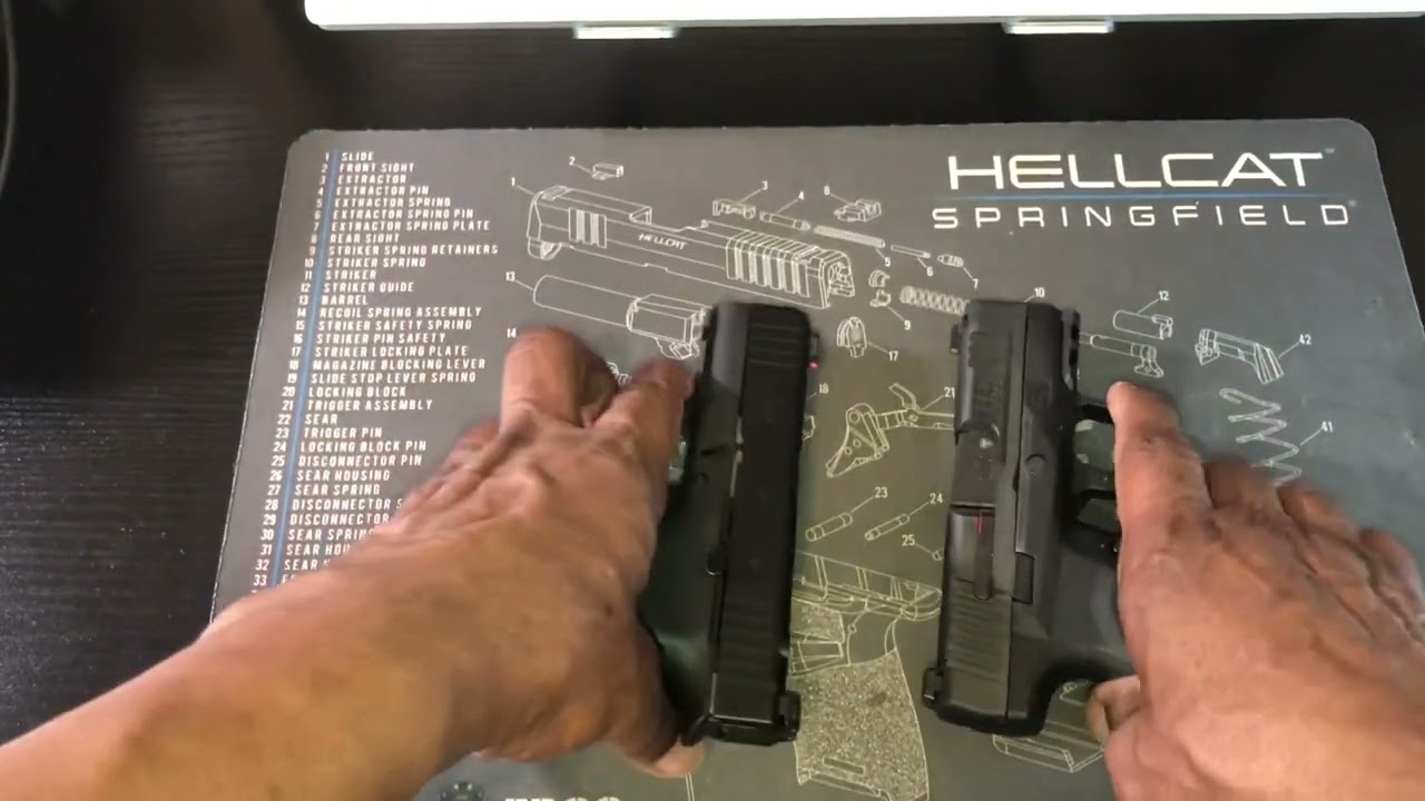 Glock 43x mos против Hk CC9