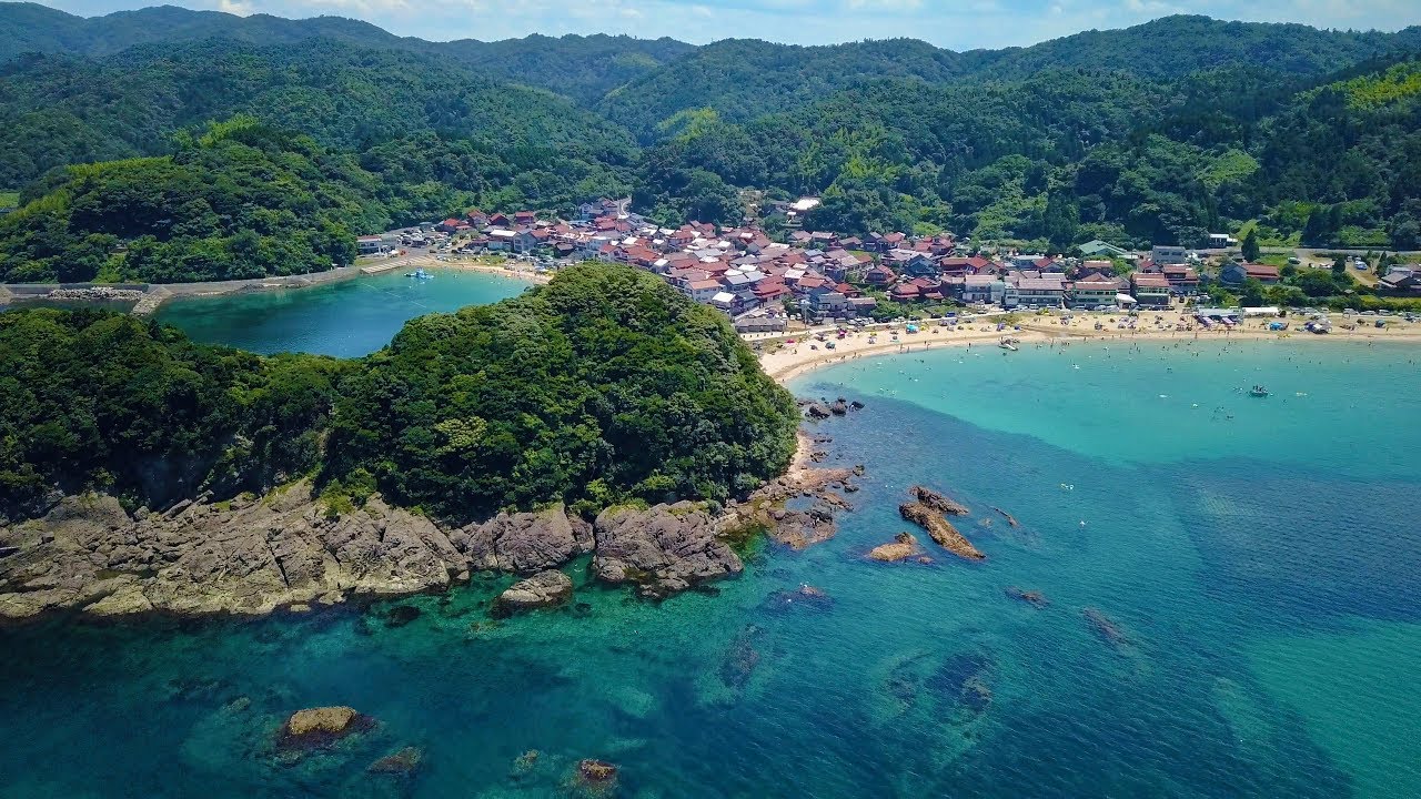 [ 4K UHD ] 絶景空撮:山陰海岸 島根半島の海岸絶景 Shimane Peninsula ( Aerial Drone shot )