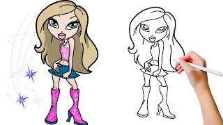 Draw a STUNNING Blonde Bratz Girl Now?