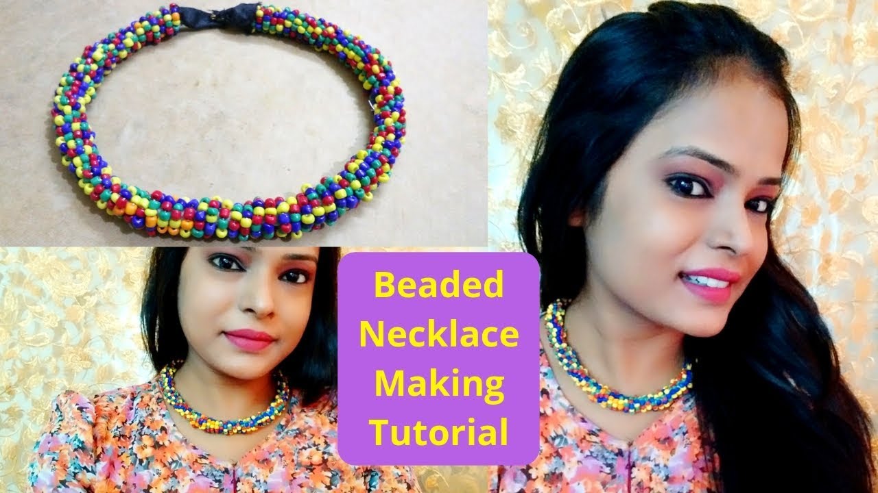 How To Make Necklace At HomeDIY Beaded Necklace Ideas Long Beaded