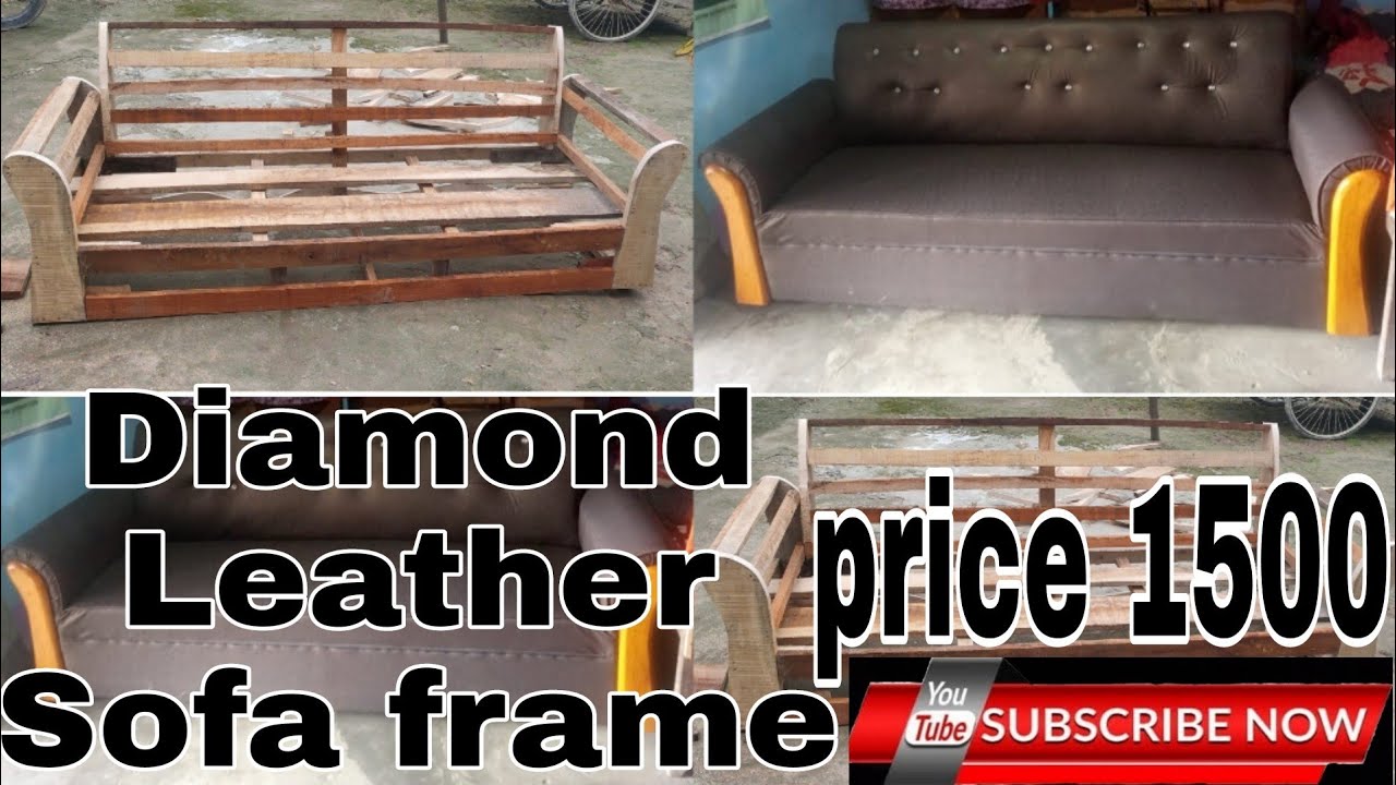 Diamond Leather Sofa Design Frame Part 1
