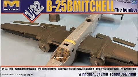 1/32 HK B-25B DOOLITTLE BUILD PART 15