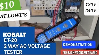 Kobalt 2 Way AC Voltage Tester from @lowes @KobaltTools Kobalt ET20