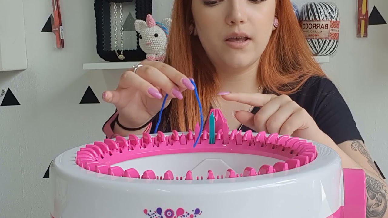 Máquina de fazer tricô manivela - ROMA AVIAMENTOS