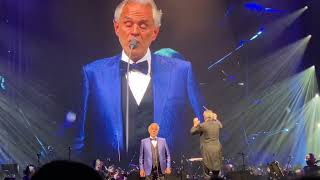 Andrea Bocelli. Ave María, Believe world tour, Rosemont Illinois. October 14,2021