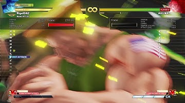 Guile Cross Cut Flash Kick CA Input