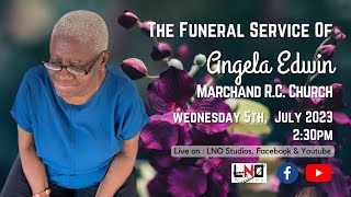 The Funeral Service of Angela Edwin