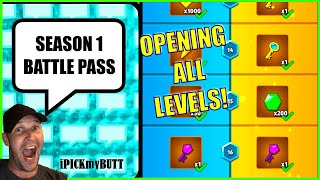 Archero - Season 1 Battle Pass - Opening all LEVELS! Is It Worth It?