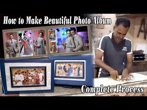 Photo Album Making, Photo Editing To Binding Album Complete Process How To Make Wedding Photo Album