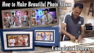 Photo album making, photo editing to binding album complete process /how to make wedding photo album screenshot 5