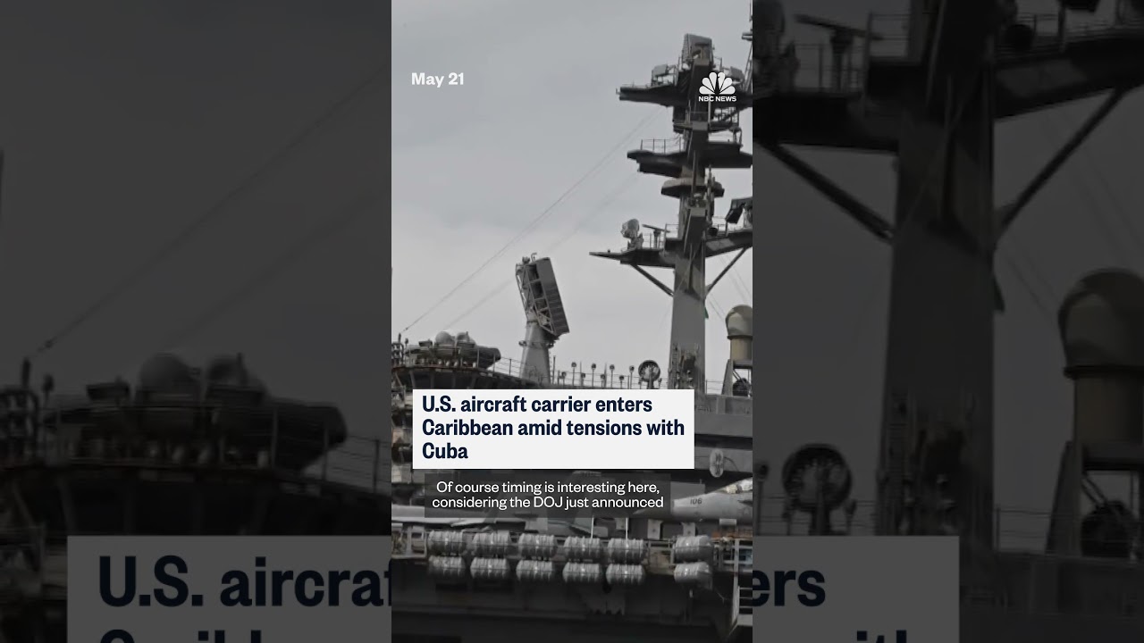 U.S. aircraft carrier enters Caribbean amid tensions with Cuba