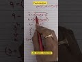 Factorization by grouping || understand the trick #mathtricks #factorization #mathconcepts #ytshorts