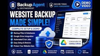 How to Automatically Backup your website and database to your Google drive using Backup Agent