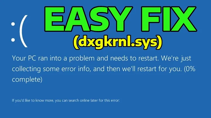 (2025) Fix Stop Code KMODE_EXCEPTION_NOT_HANDLED (dxgkrnl.sys) BSOD Error in Windows