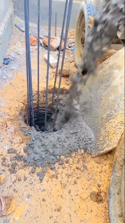 Pile Casting work #civilengineering #piling #concrete